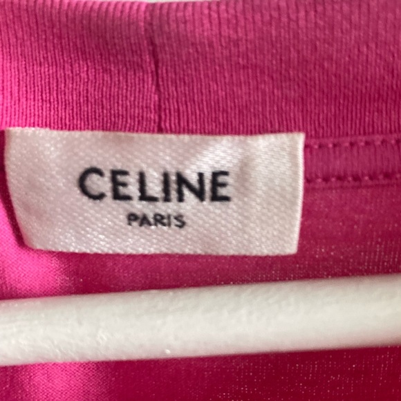 *SOLD* CELINE PINK TSHIRT - Picture 3 of 6